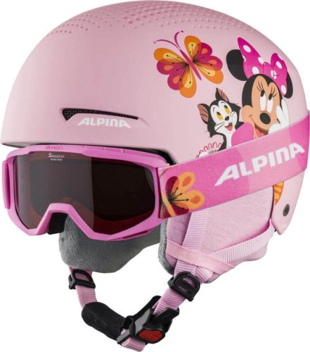 ALPINA ZUPO DISNEY SET Gyermek Síszemüveg és Sisak Szett, 51-55 cm