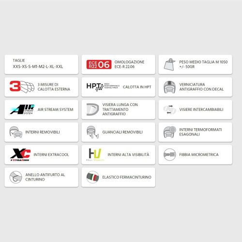 CGM 167I FLO ITALIA Open Face Sisak, S (55cm)