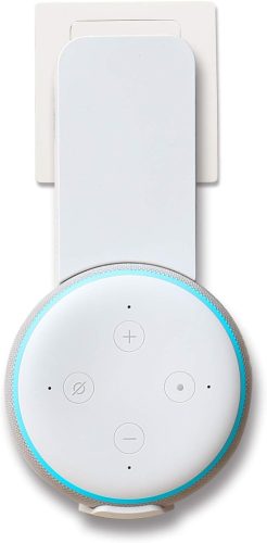 Amazon Basics Fehér Fali Tartó 3. generációs Echo Dot-hoz