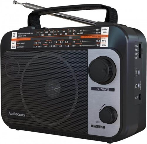 Audiocrazy Multi-Band AM/FM/SW1-2 Rádió(doboz nélkül)