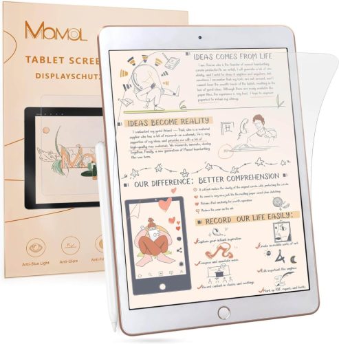 Mamol 3 darabos iPad 10.2 inch (2019, 2020 és 2021), Papír Érzetű Kijelző Matt Védőfólia Csomag, Rajzoláshoz, Íráshoz És Jegyzeteléshez