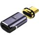 NFHK Mágneses USB4 Típus C Male-Female Adapter