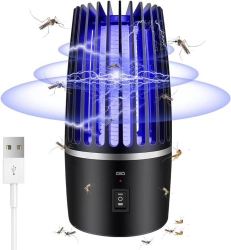 Aparatoo Elektromos Rovarirtó Lámpa, USB-ről Tölthető Szúnyogriasztó