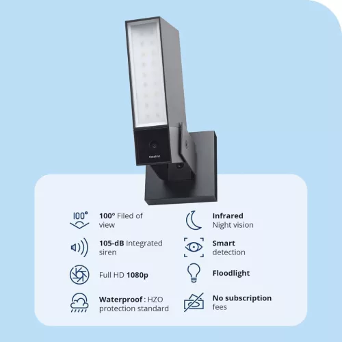 Netatmo Okos Kültéri Kamera Integrált Világítással