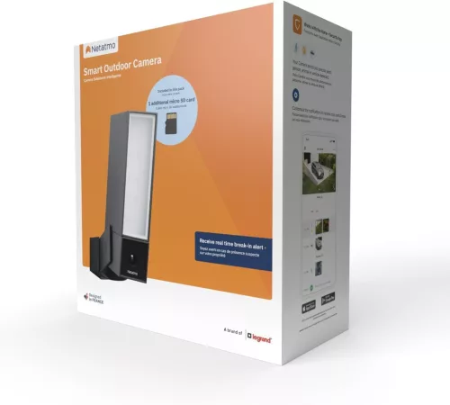 Netatmo Okos Kültéri Kamera Integrált Világítással