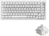 Akko 5075B Plus 75% Fehér Áttetsző Mechanikus Billentyűzet RGB Világítással