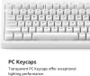Akko 5075B Plus 75% Fehér Áttetsző Mechanikus Billentyűzet RGB Világítással