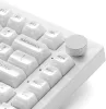 Akko 5075B Plus 75% Fehér Áttetsző Mechanikus Billentyűzet RGB Világítással