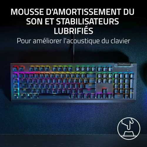 Razer BlackWidow V4 X Mechanikus Gaming Billentyűzet RGB Megvilágítással