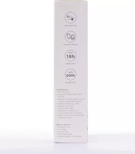 Avantree CK11 Bluetooth 5.0 autós kihangosító, 3W hangszóróval és Siri támogatással