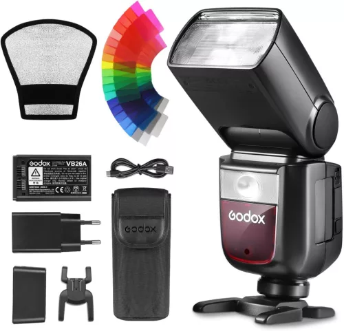 Godox V860III-N vaku Nikonhoz 2600mAh Li-ion akkumulátorral