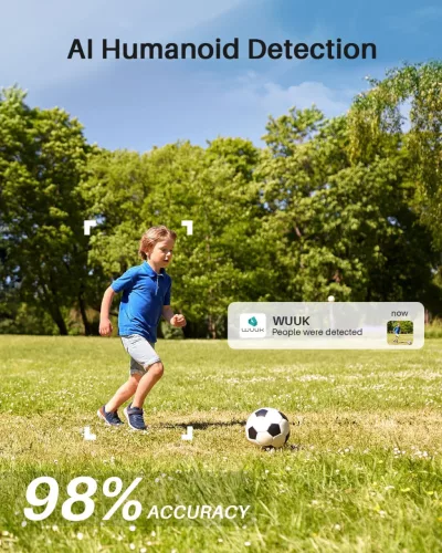 WUUK 2K Vezeték nélküli Biztonsági Kamera Rendszer 2-Kamerás Készlet