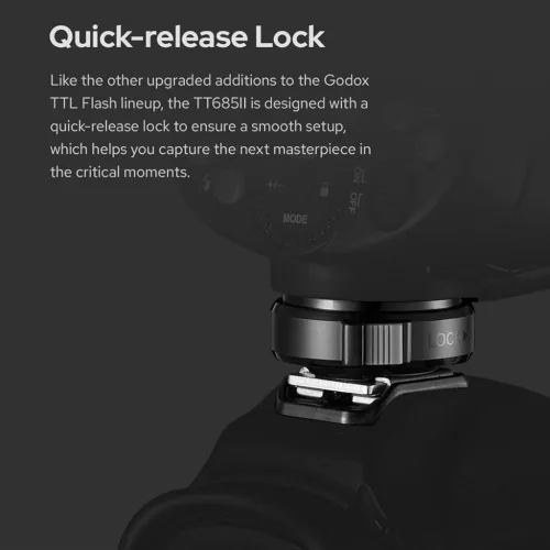 Godox TT685II-C Canon Kompatibilis Vaku GN60 HSS 2.4G vezeték nélküli rendszerrel