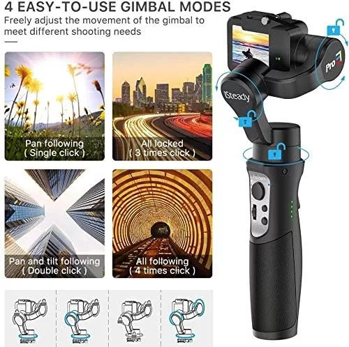 hohem iSteady Pro 3 GoPro Gimbal Stabilizátor 3-tengelyes, IPX4 Vízálló