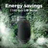 OCOOPA 5200mAh Újratölthető Kézmelegítő - Fekete Alumínium Test, Energiatakarékos, USB-C Töltés, Kettős Oldali Fűtés, Kompakt és Hordozható Melegítő