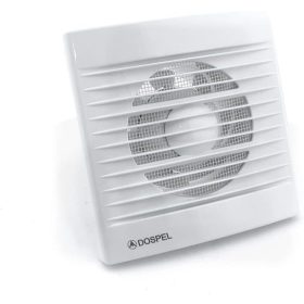   Dospel STYL Fali Fürdőszobai Ventilátor 120mm, Fehér, 230V, 15-17W, IPX4 Védelem, Csendes Működés, 100-150 m³/óra, 34-49 Pa Statikus Nyomás