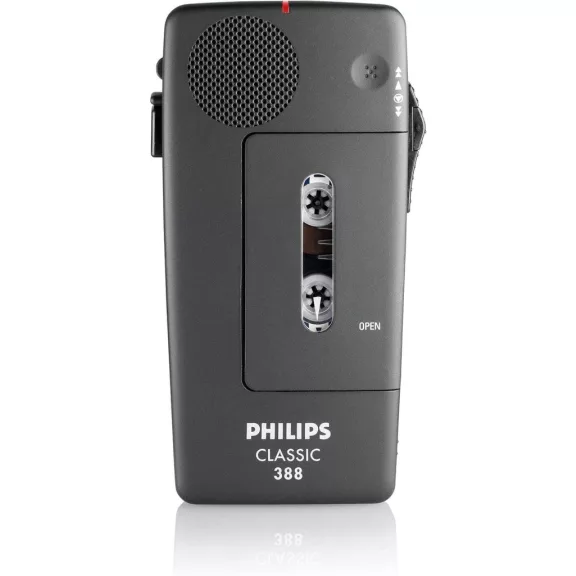 Philips LFH0388 Pocket Memo Diktafon, Analóg, Mini Kazetta, Mono, Beépített Mikrofon, Csúszókapcsolós Szerkesztés, Hangaktiválás, Fekete Philips LFH0388 Pocket Memo Diktafon, Analóg, Mini Kazetta, Mono, Beépített Mikrofon, Csúszókapcsolós Szerkesztés, Hangaktiválás, Fekete
