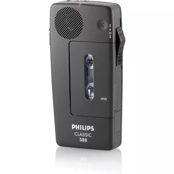 Philips LFH0388 Pocket Memo Diktafon, Analóg, Mini Kazetta, Mono, Beépített Mikrofon, Csúszókapcsolós Szerkesztés, Hangaktiválás, Fekete Philips LFH0388 Pocket Memo Diktafon, Analóg, Mini Kazetta, Mono, Beépített Mikrofon, Csúszókapcsolós Szerkesztés, Hangaktiválás, Fekete