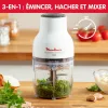 Moulinex Essential DJ520110 3 az 1-ben Aprító és Mixer 300 W 400 ml Fehér