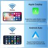 CAMECHO 1 DIN Autórádió 7 Hüvelykes Érintőkijelzővel és Vezeték Nélküli Carplay/Android Autóval