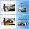 CAMECHO 1 DIN Autórádió 7 Hüvelykes Érintőkijelzővel és Vezeték Nélküli Carplay/Android Autóval