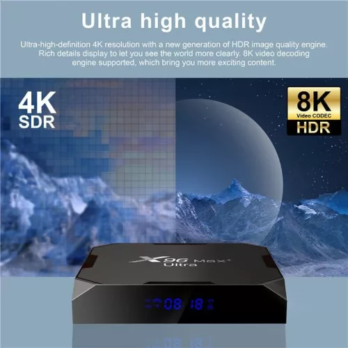 X96 Max Plus Ultra Android 11 TV Box 4GB RAM 32GB ROM
