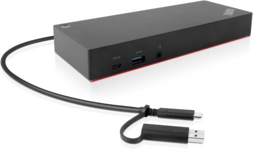 Lenovo 135W 4K Ultra HD Docking Station USB-C Fekete