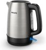 Philips Daily Inox Vízforraló 1,7L - 2200W, Gyorsforralás, 360°-os Vezeték Nélküli Alap, Tavaszfedéllel, Vízkőszűrővel