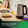 Philips Daily Inox Vízforraló 1,7L - 2200W, Gyorsforralás, 360°-os Vezeték Nélküli Alap, Tavaszfedéllel, Vízkőszűrővel