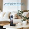 Philips D4752B/01 vezeték nélküli telefon, fekete, 2 készülék, digitális üzenetrögzítővel