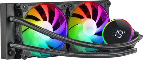 Mars Gaming ML-LCD240 500W Folyadékhűtő ARGB LCD-vel