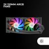 Mars Gaming ML-LCD240 500W Folyadékhűtő ARGB LCD-vel
