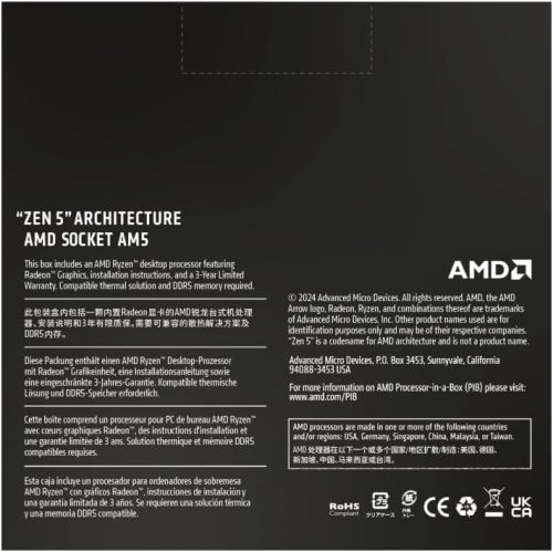 AMD Ryzen™ 9 9950X 16-Magos 32-Szálas Asztali Processzor