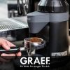 GRAEF CM802 Kávédaráló, 128 W, 350 g Kapacitás, Matt Fekete
