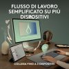 Logitech Pebble Keys 2 K380s Bluetooth Billentyűzet Olasz QWERTY
