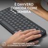 Logitech Pebble Keys 2 K380s Bluetooth Billentyűzet Olasz QWERTY