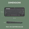 Logitech Pebble Keys 2 K380s Bluetooth Billentyűzet Olasz QWERTY