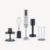 Severin SM 3774 1000W Kézi Mixer Prémium Készlettel - 4 Penge, 500 ml, Fekete/Ezüst