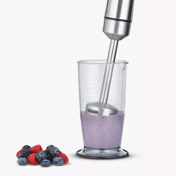 Severin SM3774 1000W Kézi Mixer Prémium Készlettel - 4 Penge, 500 ml, Fekete/Ezüst