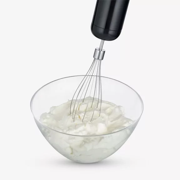 Severin SM3774 1000W Kézi Mixer Prémium Készlettel - 4 Penge, 500 ml, Fekete/Ezüst