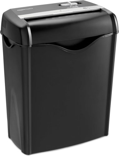 AmazonBasics 5-6 lapos keresztvágó iratmegsemmisítő, papír és műanyag kártyákhoz