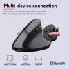 Trust Bayo+ Ergonomikus Újratölthető Függőleges Egér Bluetooth és RF 2.4GHz