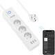 Gosund P1 ONEPLUG Okos Wifi-s Elosztó, Hosszabbító 3 Kimenet, 3 USB Port, Időzítő Funkció, Energiafogyasztás Figyelés, Fehér