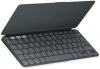 Logitech Keys-To-Go 2 Vezeték nélküli Billentyűzet iPad-hez, Beépített Védőborítással, Szürke