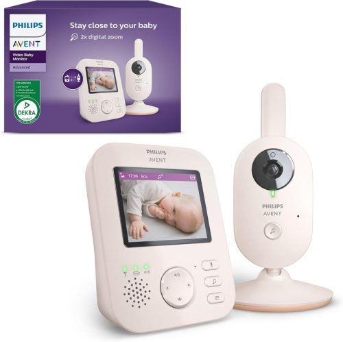 Philips Avent Video Babamonitor 2.8 hüvelykes kijelzővel és éjszakai látással