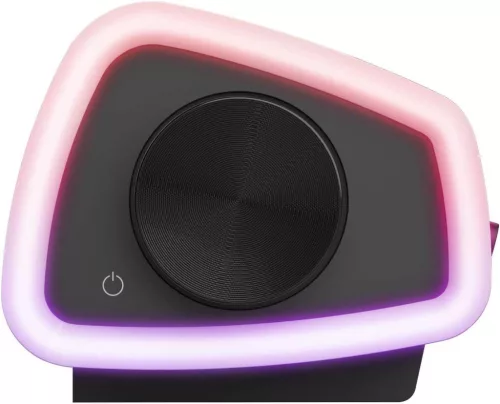 Trust Gaming GXT 620 Axon Soundbar, 12W Csúcsteljesítmény, 6W RMS, Surround Hangszóró, RGB Világítás, USB Tápellátás, 3,5mm AUX, Asztali, Fekete