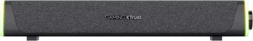 Trust Gaming GXT 620 Axon Soundbar, 12W Csúcsteljesítmény, 6W RMS, Surround Hangszóró, RGB Világítás, USB Tápellátás, 3,5mm AUX, Asztali, Fekete