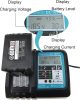 Woods 18V Li-ion Akkumulátor Töltő LCD Kijelzővel