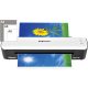 Fellowes Sola A4 laminálógép, 4 perces bemelegedés, 80-125 mikron, fehér/fekete