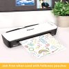 Fellowes Sola A4 laminálógép, 4 perces bemelegedés, 80-125 mikron, fehér/fekete